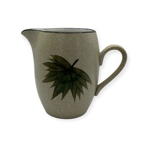 Harmony House Maple Leaf Stoneware Tea or Coffee Cream Pitcher Creamer Japan Vtg